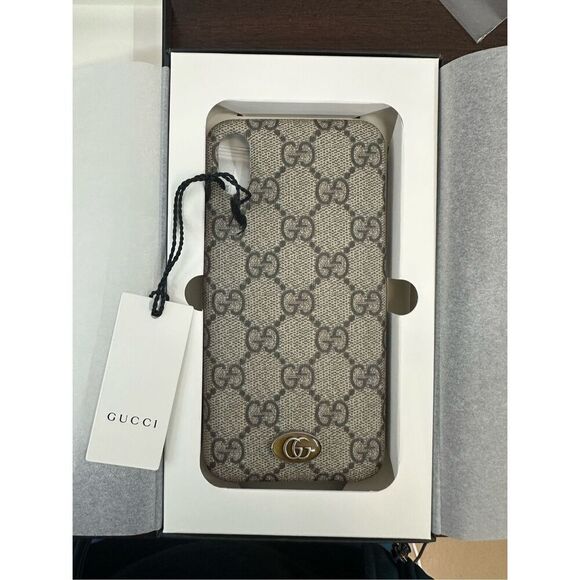 Authentic Gucci GG Supreme Ophidia iPhone X/XS case - Picture 1 of 10